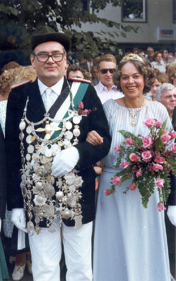 Königspaar 1979 Fritz Funke und Inge Eller